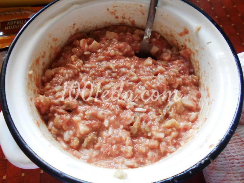 Вкусная колбаска с рисом и фаршем для всей семьи: пошаговое фото - Шаг №2