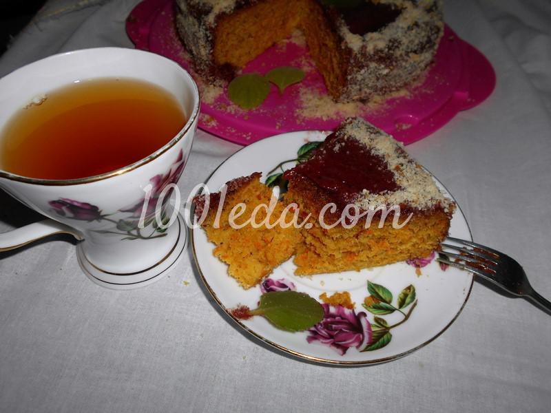 Вкуснейший пирог-торт с добавлением моркови: пошаговое фото - Шаг №9