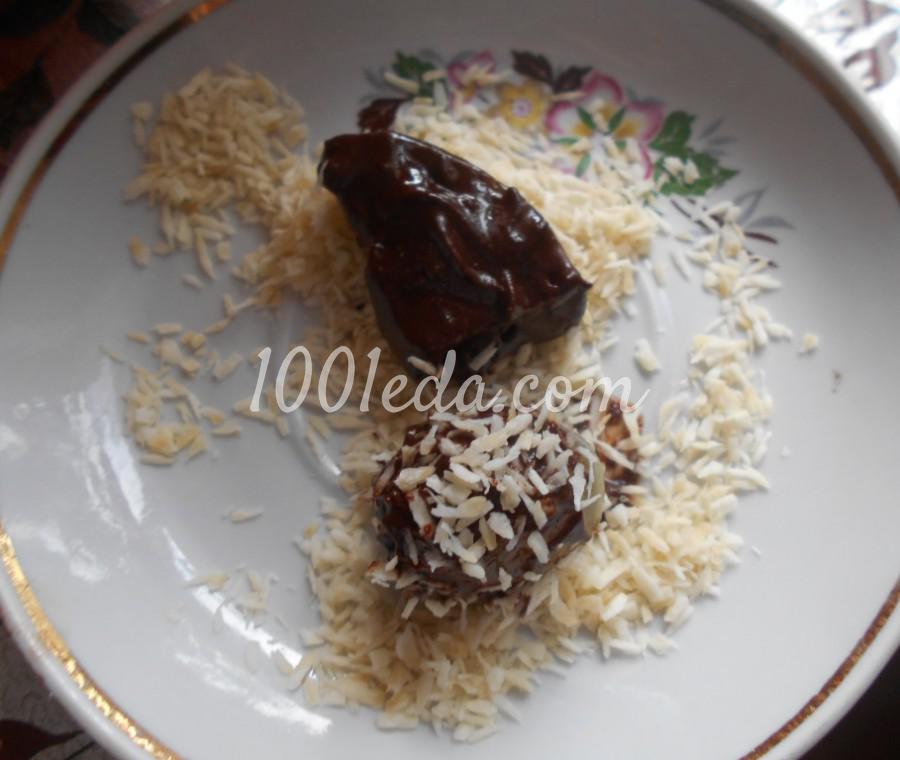Вкуснейший вегетарианский десерт "Фрукты в горьком шоколаде": пошаговое фото - Шаг №5