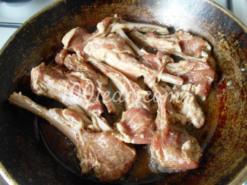 Вкусное жареное каре ягненка: пошаговый с фото - Шаг №4 Вкусное жареное каре ягненка: пошаговый с фото - Шаг №4