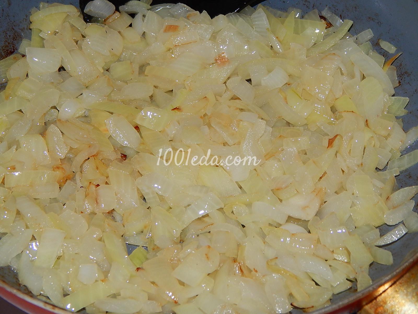 Вкусный слоеный салат Печенкин из куриной печени: рецепт с пошаговым фото - шаг № 4