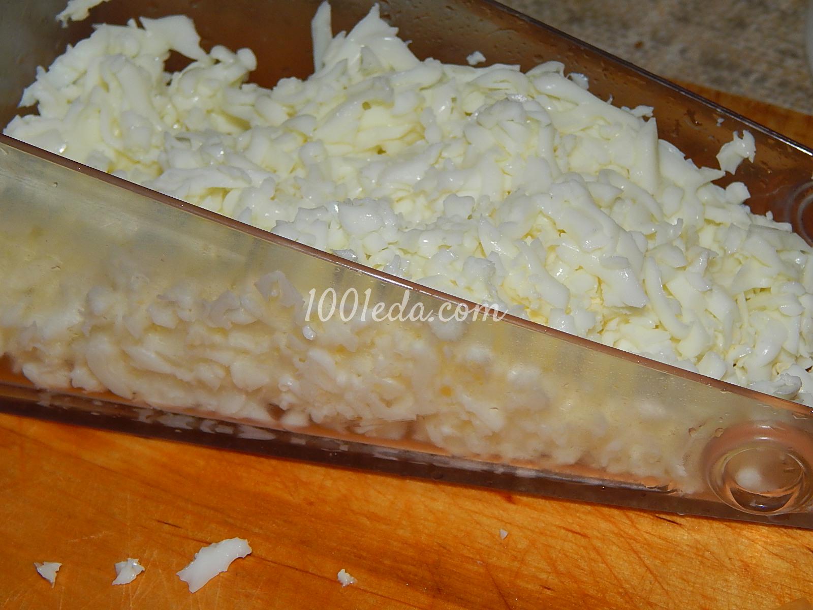 Вкусный слоеный салат Печенкин из куриной печени: рецепт с пошаговым фото - шаг № 9