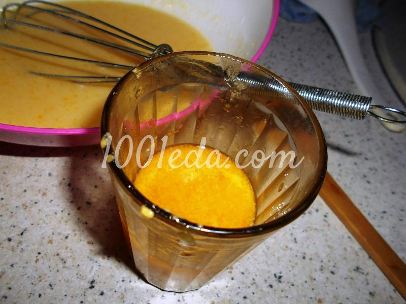 Вкусный заливной пирог с апельсином: пошаговый с фото - Шаг №3