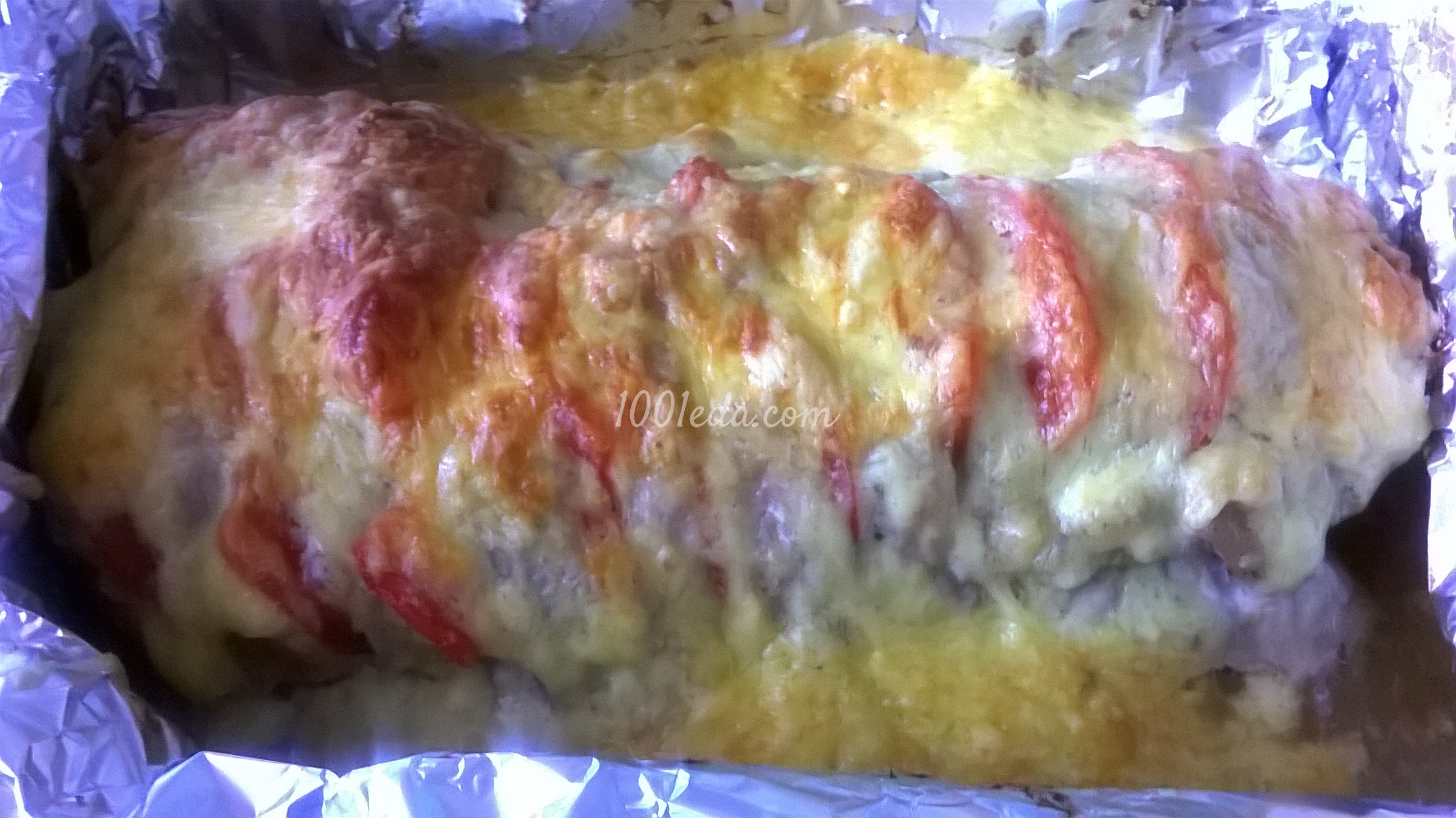 Свинина Гармошка запеченная с томатом и сыром: рецепт с пошаговым фото
