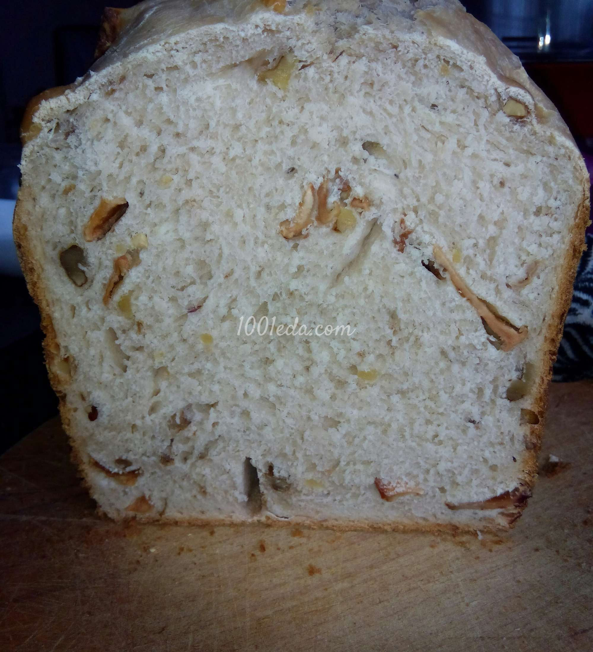 Хлеб медово - ореховый с сухофруктами: рецепт с пошаговым фото - шаг № 12