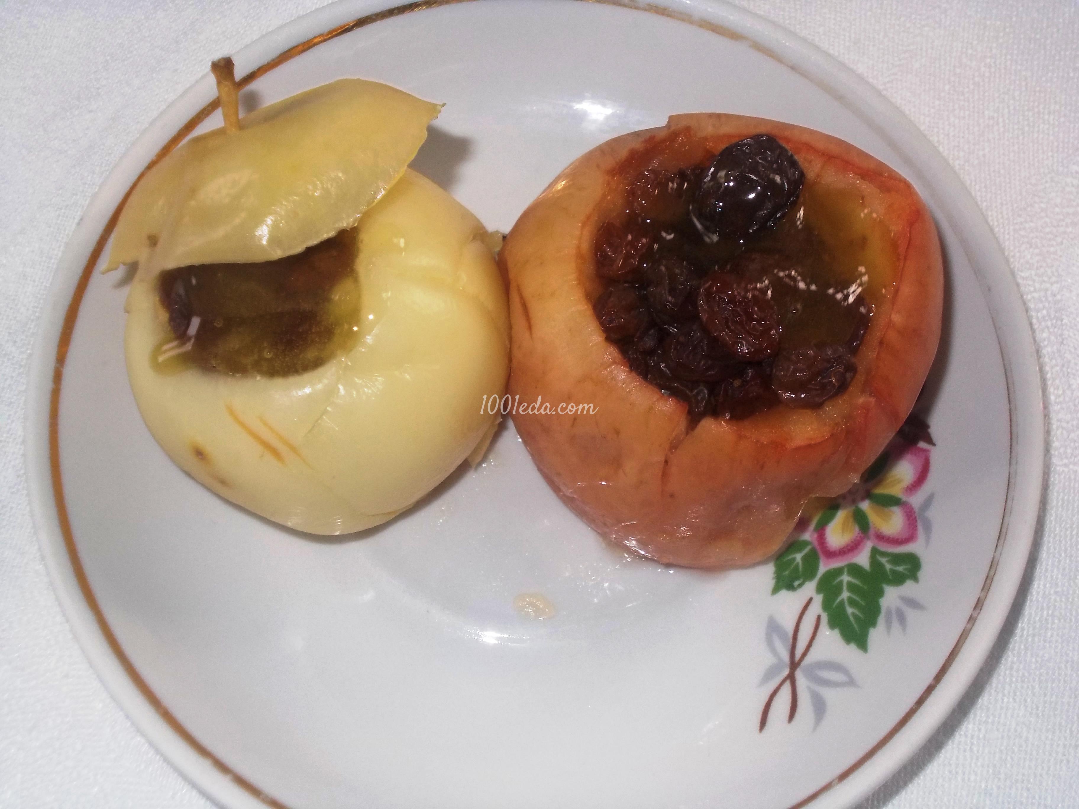 Яблоки с мёдом и изюмом в мультиварке: рецепт с пошаговым фото - Шаг №6