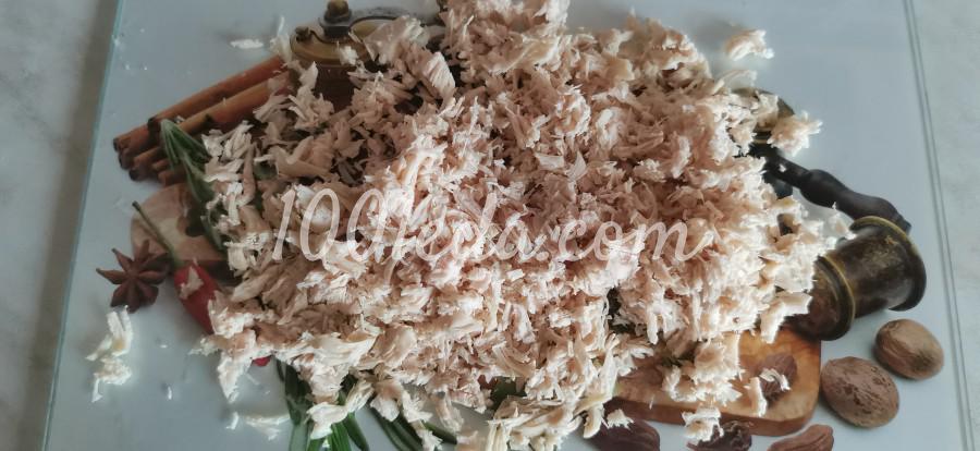 Яичные блинчики с мясом куриной грудки и томатами: пошаговое фото - Шаг №2 Яичные блинчики с мясом куриной грудки и томатами: пошаговое фото - Шаг №2
