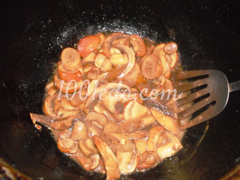 Закуска Бризоли с грибами и мясом: пошаговое фото - Шаг №10