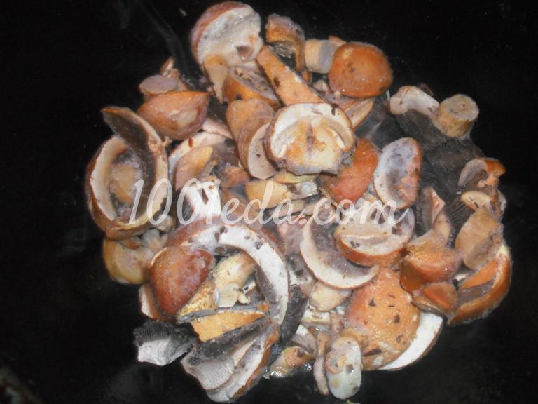Закуска Бризоли с грибами и мясом: пошаговое фото - Шаг №8