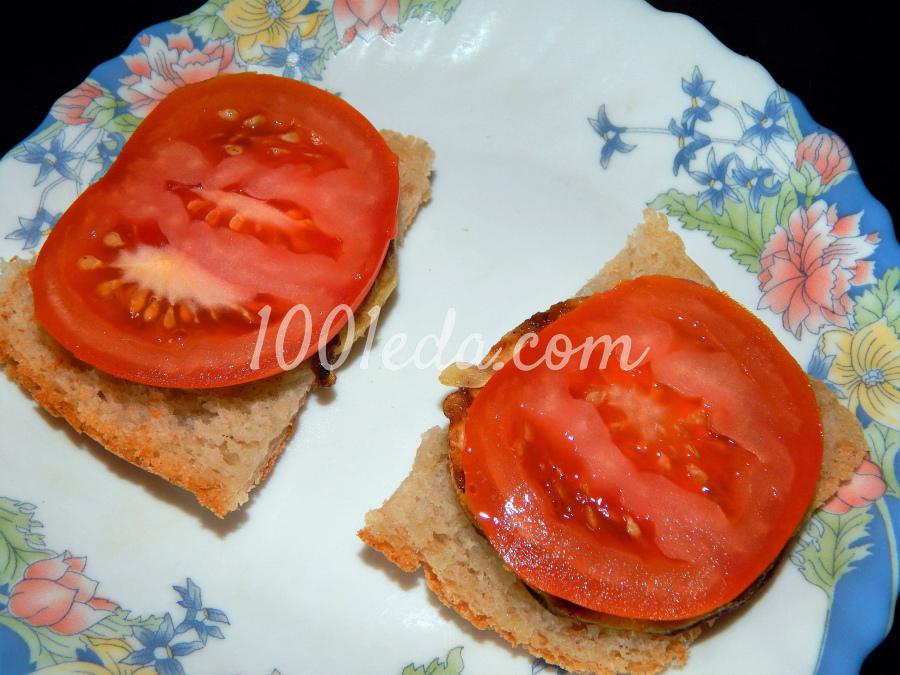 Закусочные бутерброды из кабачка и томата: рецепт с пошаговым фото - Шаг №5