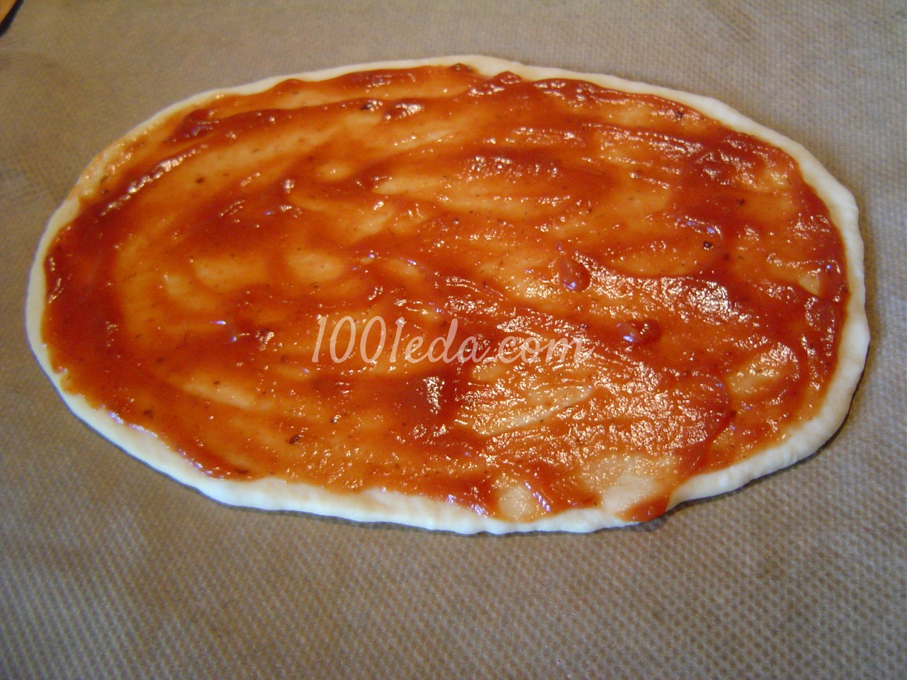 Закусочный дрожжевой пирог: рецепт с пошаговым фото - Шаг №4
