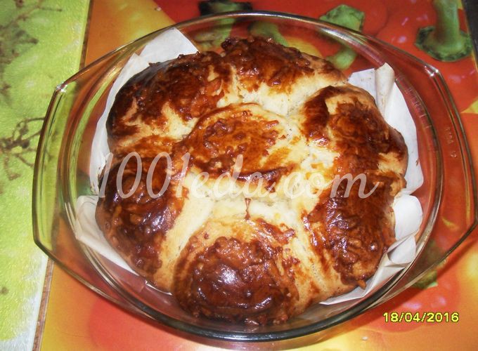 Закусочный пирог с сыром для пикника: рецепт с пошаговым фото - Шаг №7