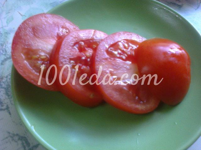 Закусочный зеленый бутерброд с помидором: рецепт с пошаговым фото - Шаг №3