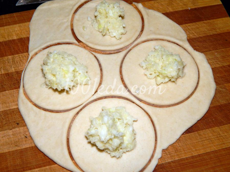 Запеченные в горшочке паровые капустные вареники: рецепт с пошаговым фото - Шаг №4