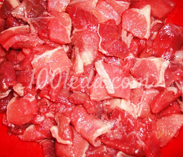 Запеканка Праздничная с мясом и картофелем под творожно-сливочным соусом: рецепт с пошаговым фото - Шаг №1
