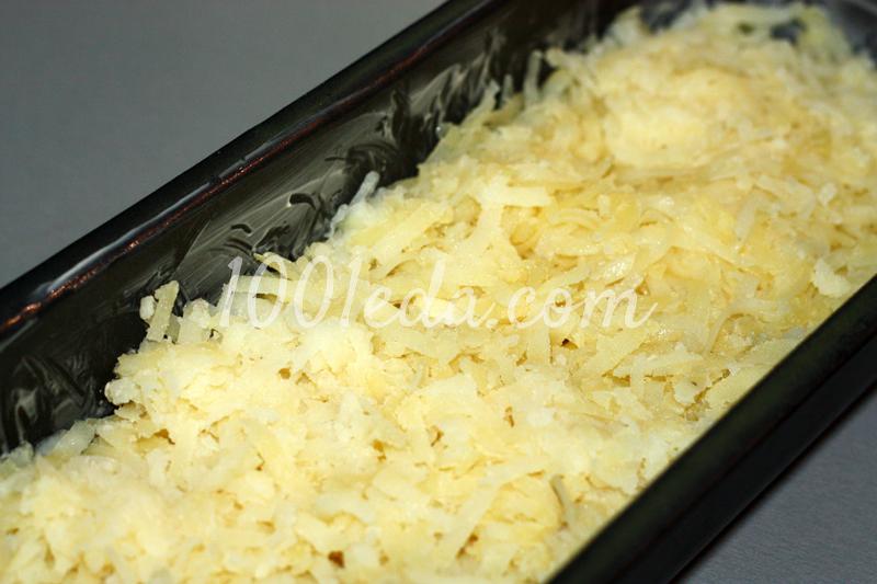 Запеканка из картофеля с грибами в белом соусе под сыром: рецепт с пошаговым фото - Шаг №4
