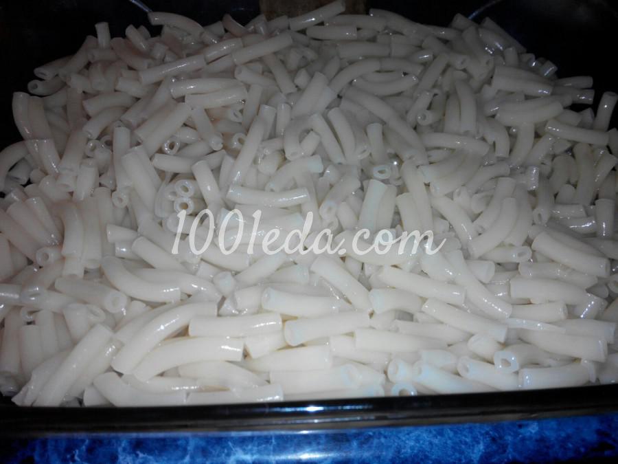 Запеканка с макаронами под овощной и мясной шубой: рецепт с пошаговым фото - Шаг №3