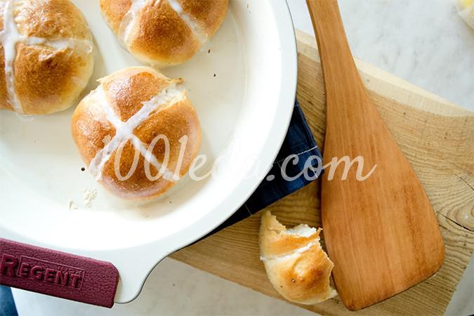 Ароматные пасхальные булочки кросс-банс: рецепт с пошаговым фото