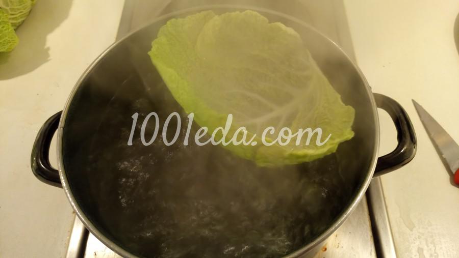 Голубцы из савойской капусты, запеченные в духовке: рецепт с пошаговым фото - Шаг №1
