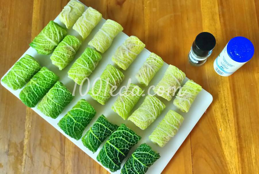 Голубцы из савойской капусты, запеченные в духовке: рецепт с пошаговым фото - Шаг №6