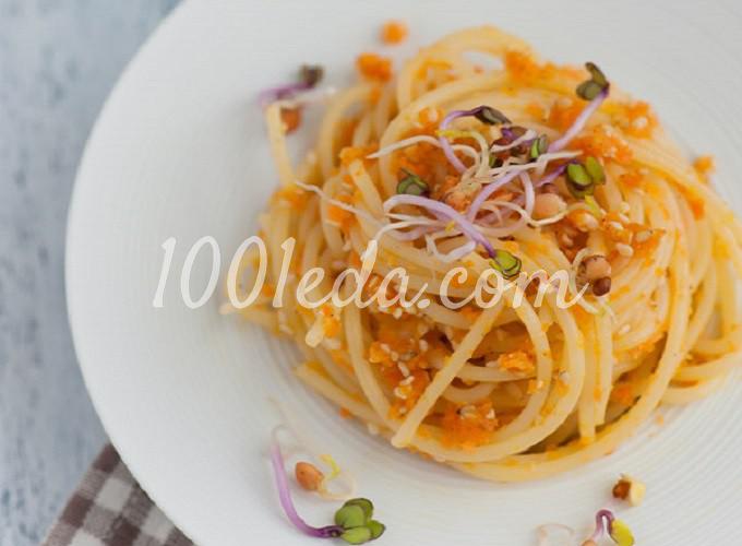 Морковная икра со спагетти