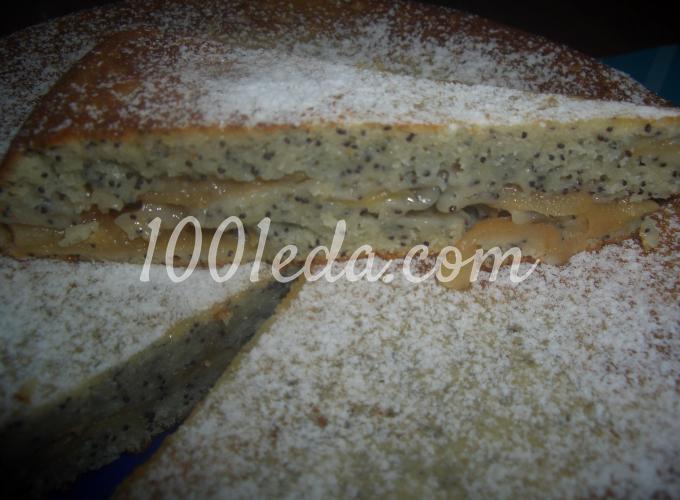 Маковый пирог с яблоками: рецепт с пошаговым фото