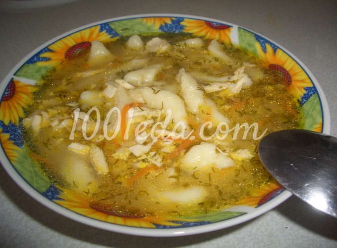Куриный суп с картофельной лапшой: рецепт с пошаговым фото