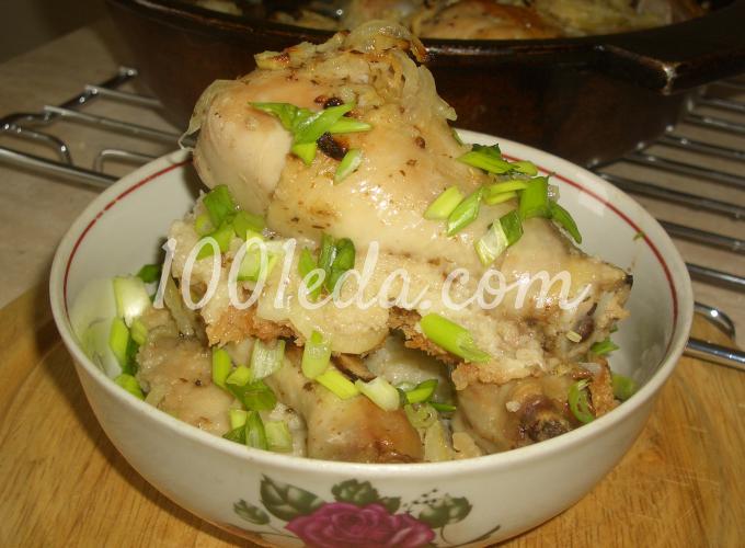 Курица, запеченная на хлебной подушке: рецепт с пошаговым фото