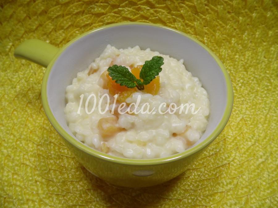 Рисовая молочная каша с апельсиново-медовым соусом: рецепт с пошаговым фото