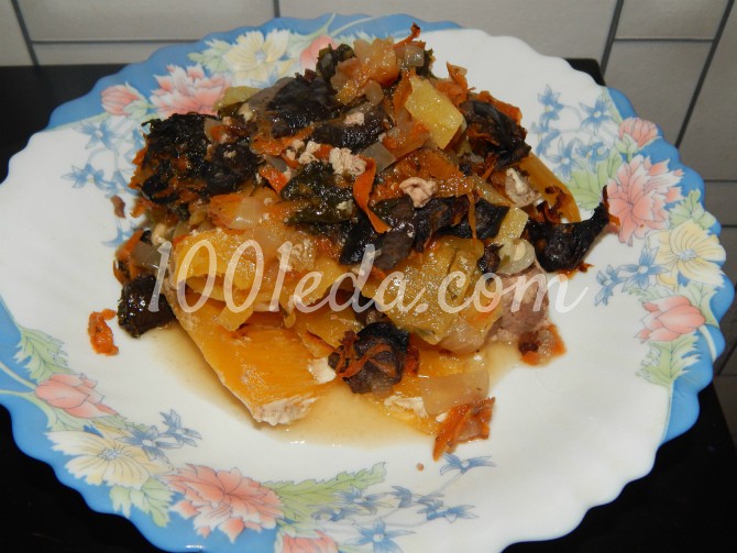 Кабачково-картофельная лазанья с мясом и грибами: рецепт с пошаговым фото