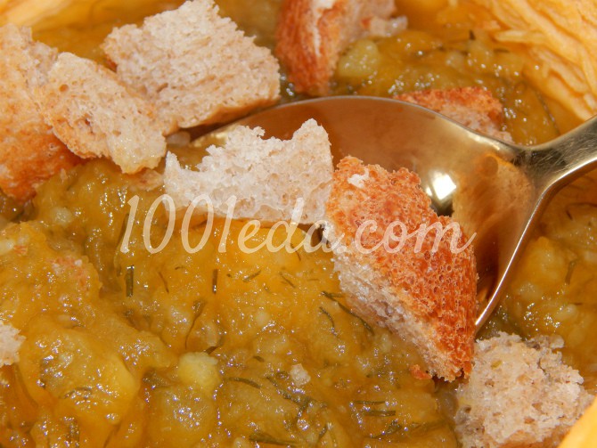 Картофельно-тыквенный крем-суп А-ля гороховая каша 