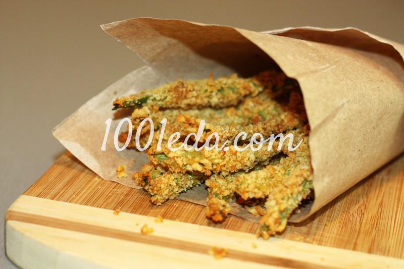 Молодая стручковая фасоль в панировке из крекеров: рецепт с пошаговым фото