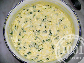 Рецепт весеннего салата с яйцами