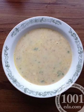 Рецепт крем-супа горохового с крабами