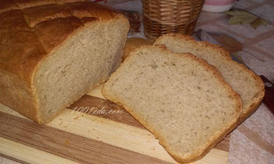 Ржано-пшеничный хлеб на минералке