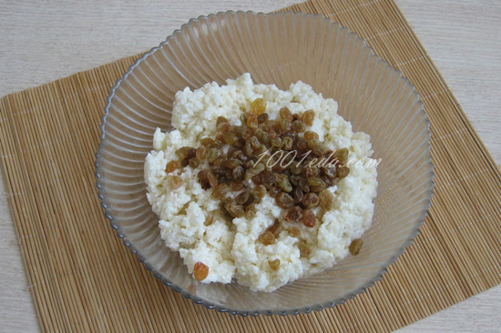 Творожно-рисовые биточки с изюмом