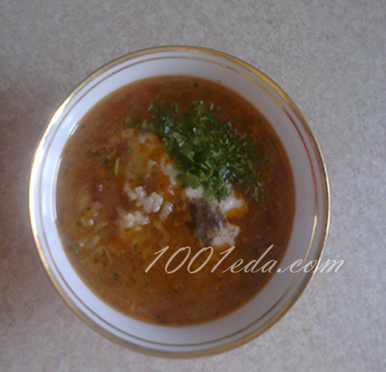 Мастава - суп с рисом