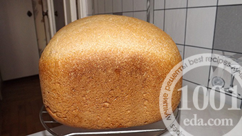 Хлеб из муки четырех сортов в хлебопечке