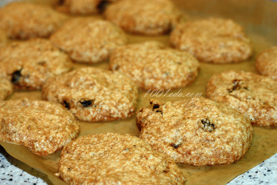 Печенье белковое с орехами
