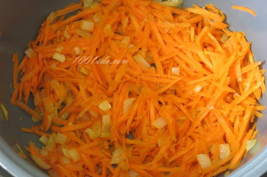 Плов с курицей и молодым чесноком в мультиварке