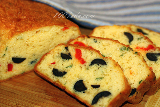 Сырный хлеб с маслинами и зеленью: рецепт с пошаговыми фото