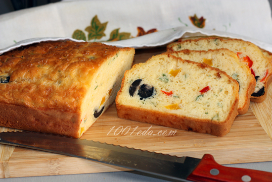 Сырный хлеб с маслинами и зеленью: рецепт с пошаговыми фото