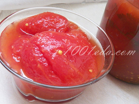 Яичница с помидорами в собственном соку