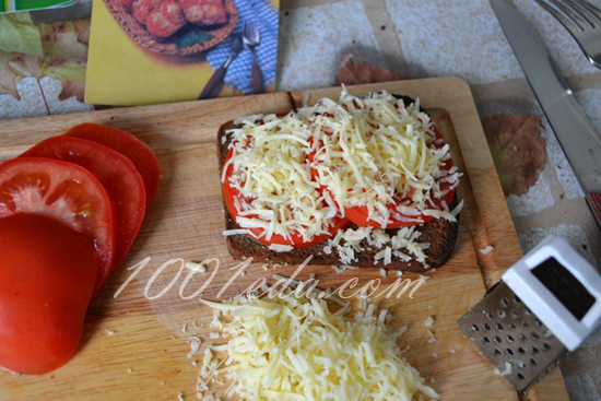 Тартинки с помидорами и сыром: рецепт с пошаговым фото