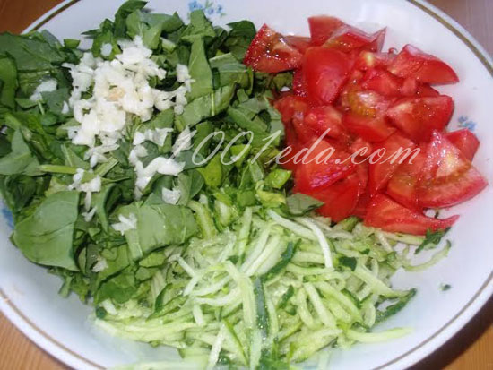Салат со шпинатом Для здоровья