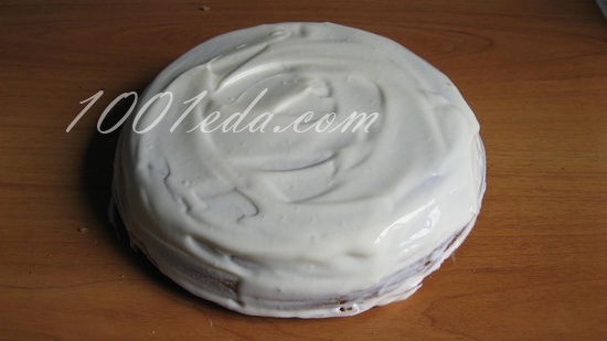 Медовый торт со сметанным кремом: рецепт с пошаговым фото
