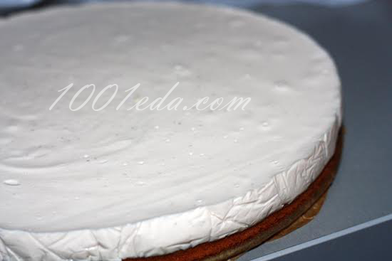 Пирог-торт творожный на бисквите с клубникой и шоколадом: рецепт с пошаговыми фото