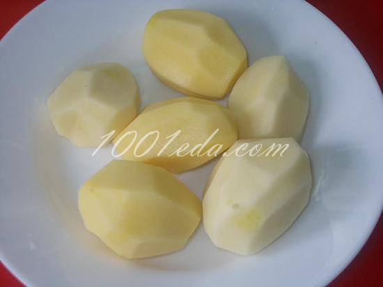 Жареная картошка с сыром на топленом масле