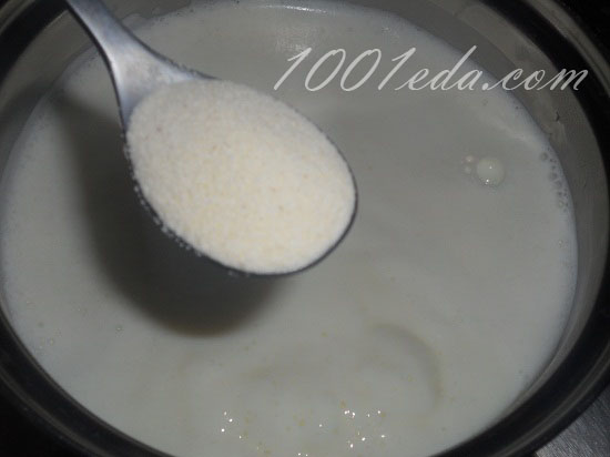 Манная каша на молоке: рецепт с пошаговым фото