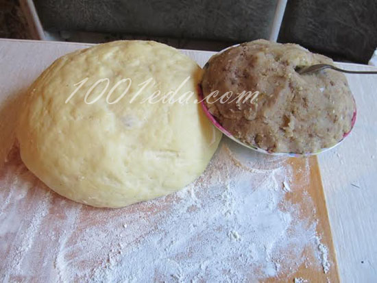 Жареные пирожки с картофелем и ливером